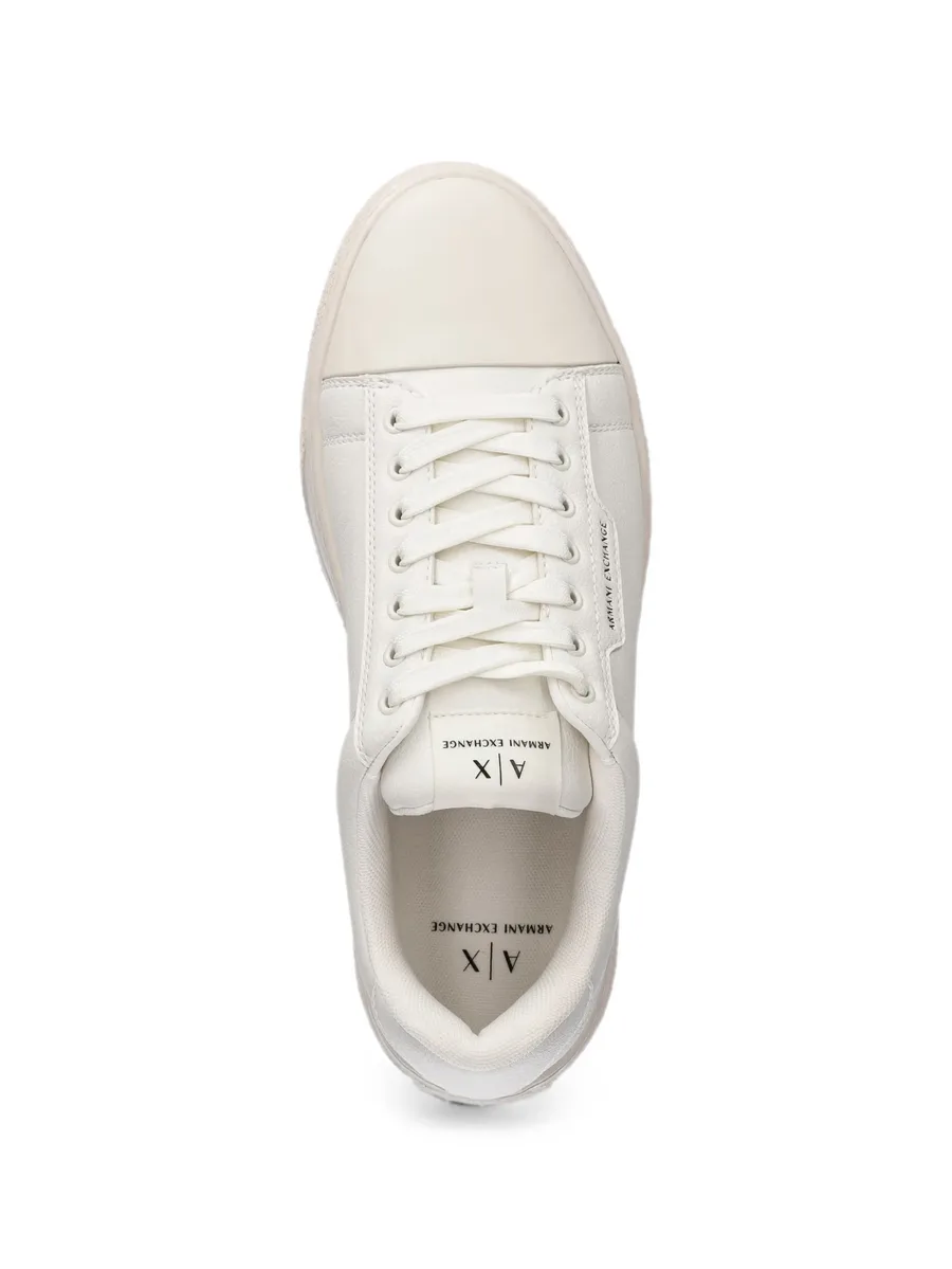 logo-print panelled sneakers 7