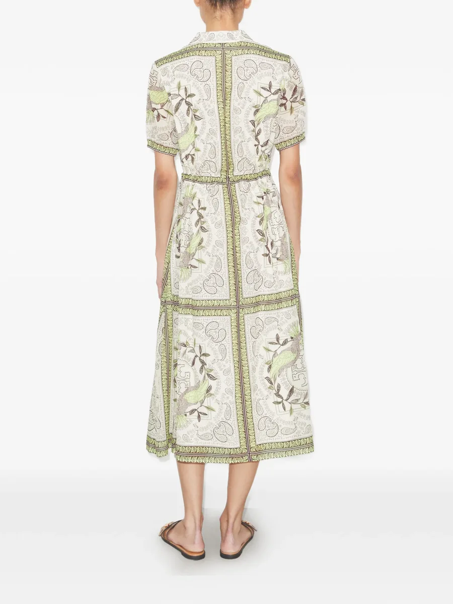 хлопковое платье на молнии 6