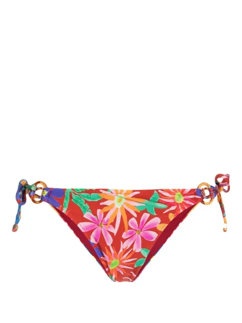 Aster floral-print bikini brief
