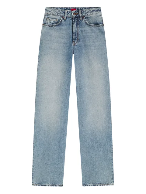 logo-pocket jeans