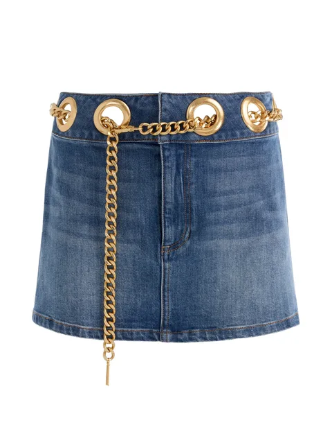 юбка мини Morgana с цепочкой