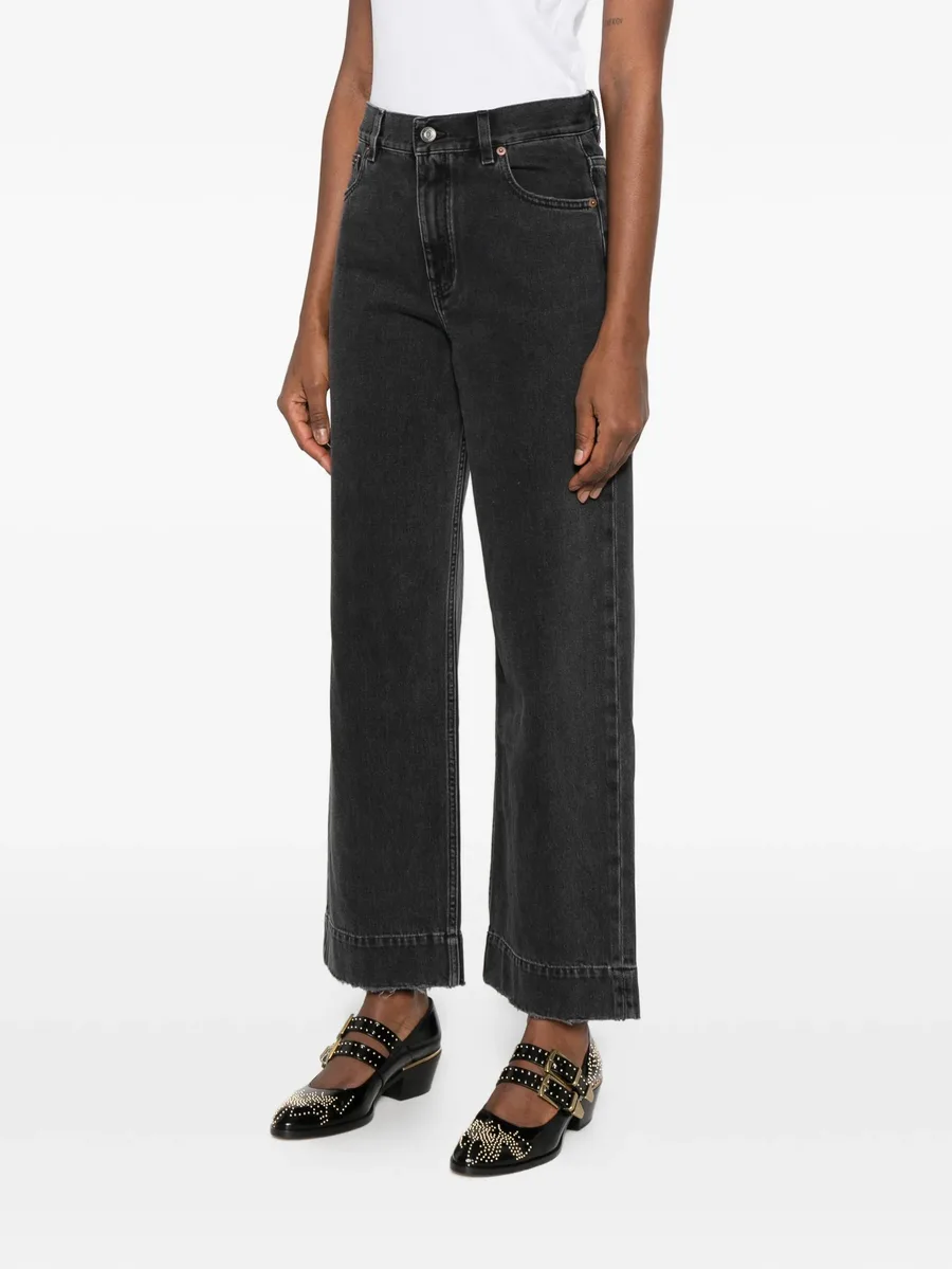 logo-patch jeans 6