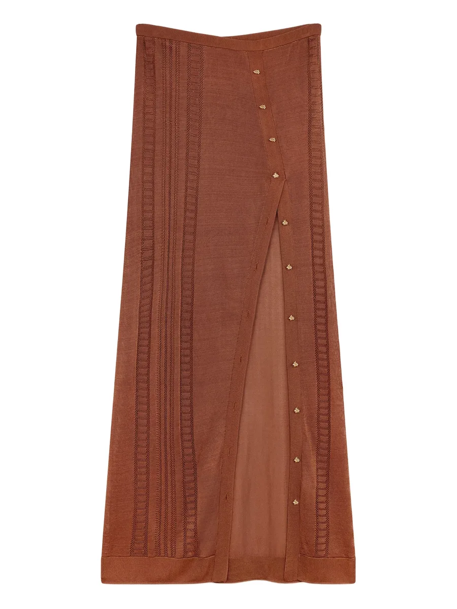 трикотажная юбка макси Guayabera 2