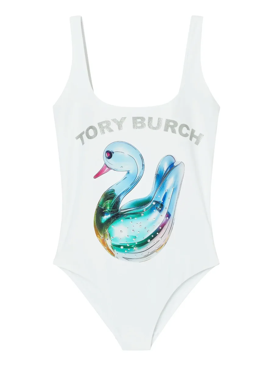 Lucky Duck-print swimsuit 2