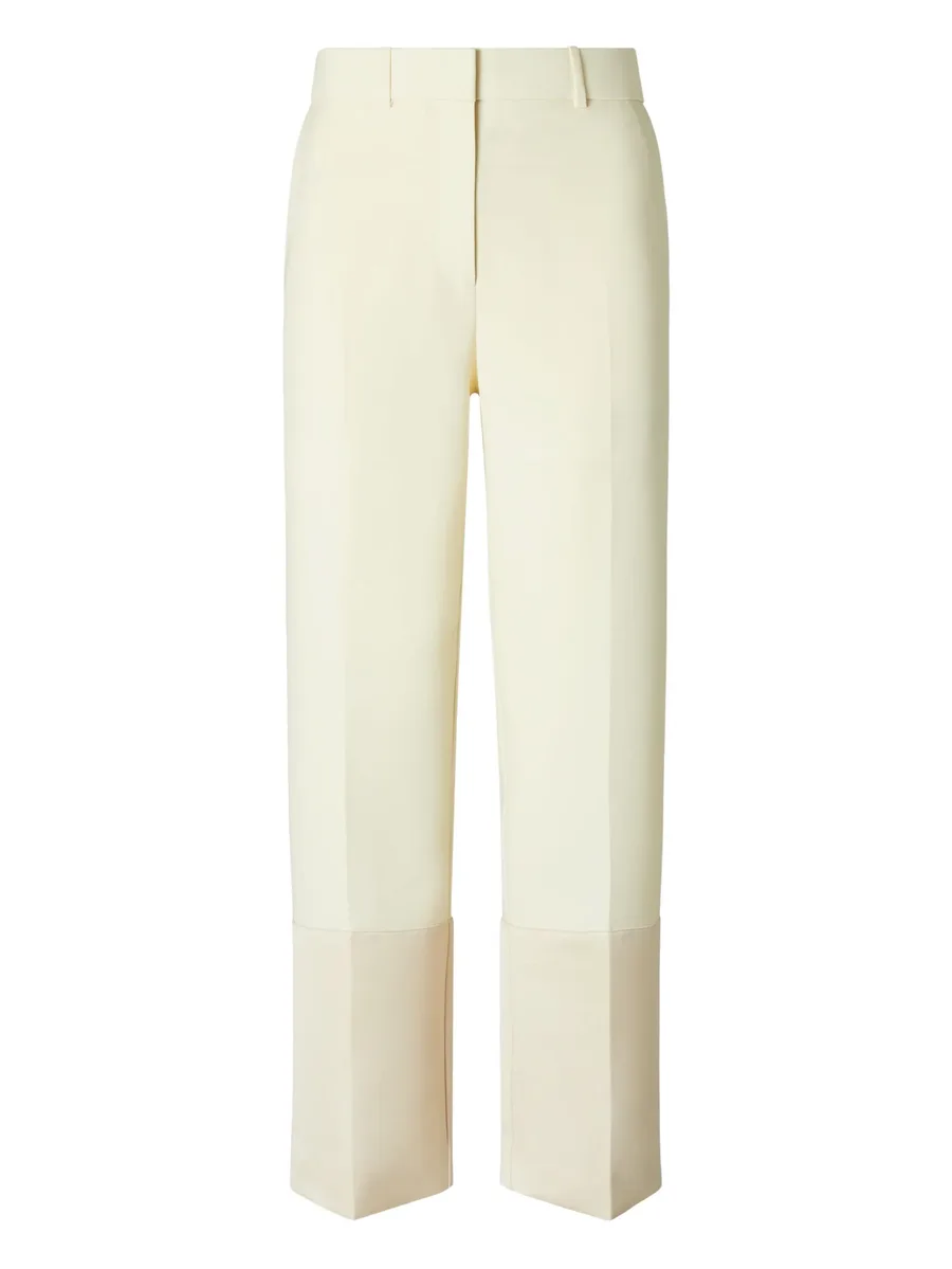 contrast-cuff trousers 2