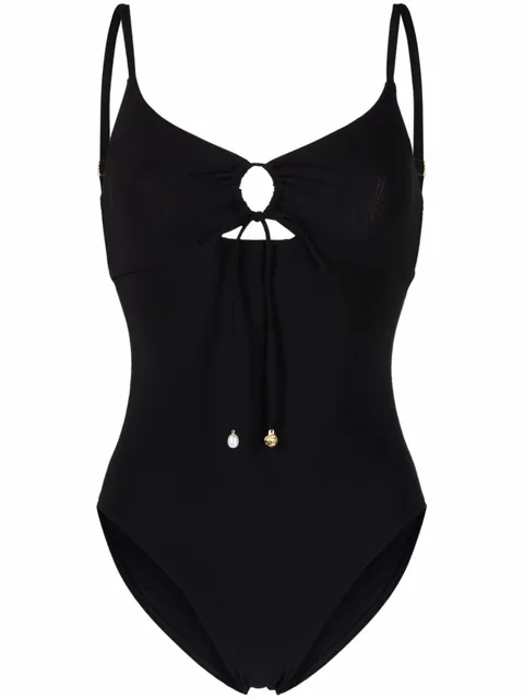 ruched cut-out swimsuit