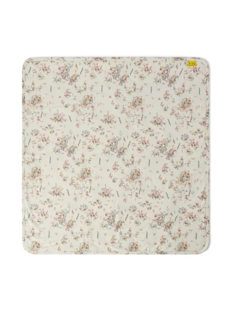 paperclip-print cotton blanket