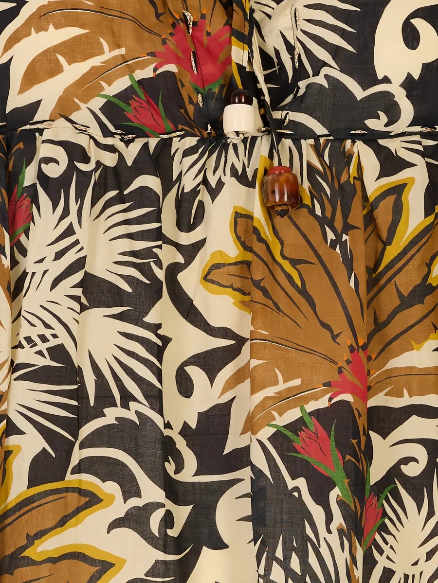 embroidered Clara kaftan dress 6