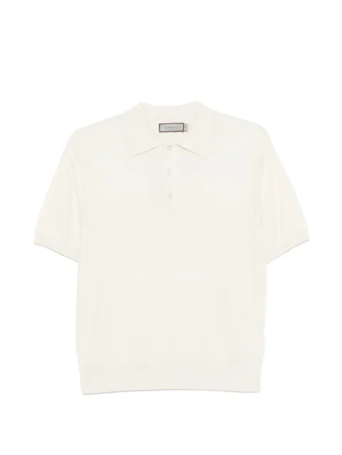 textured polo shirt