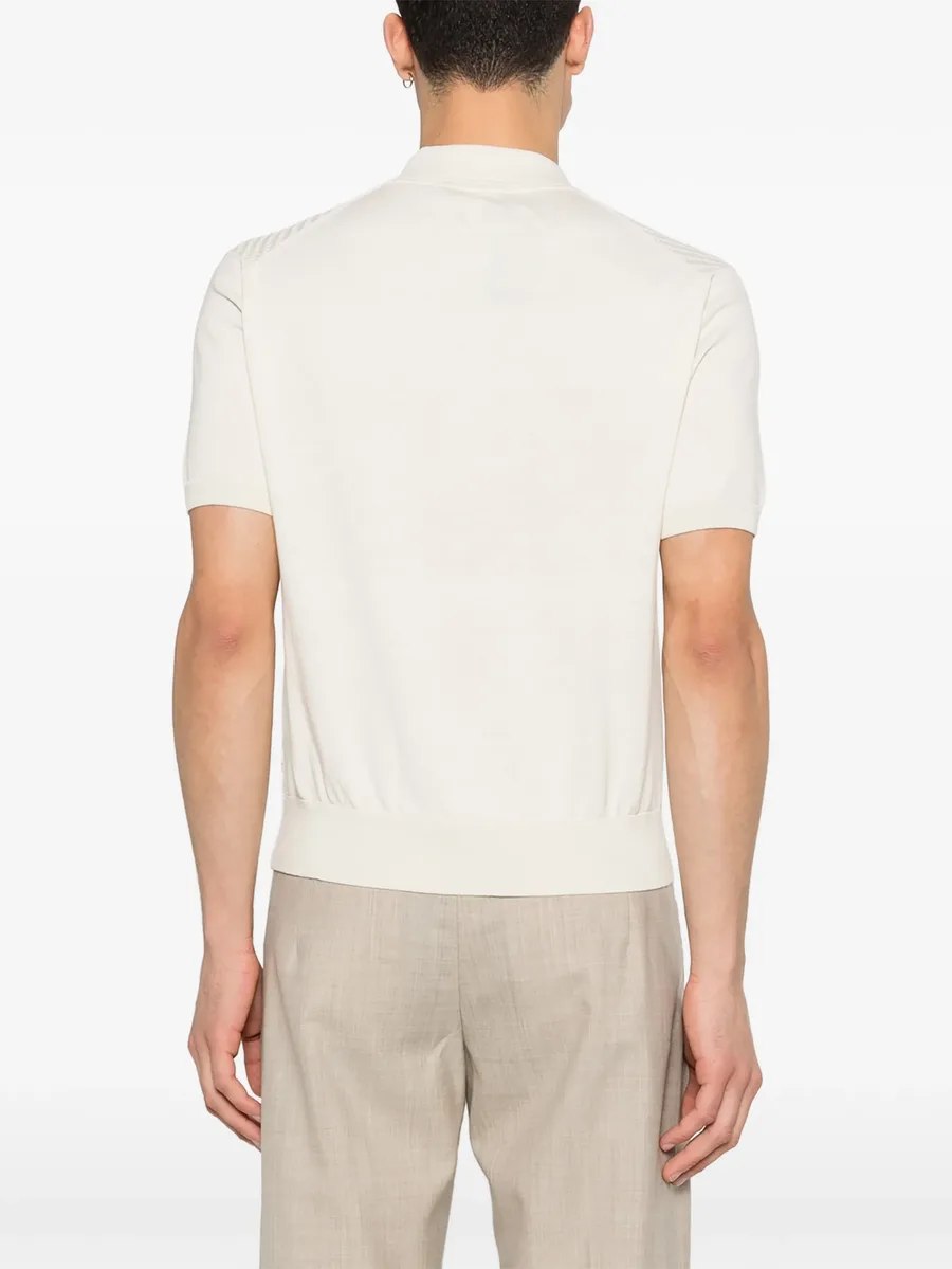 textured polo shirt 8