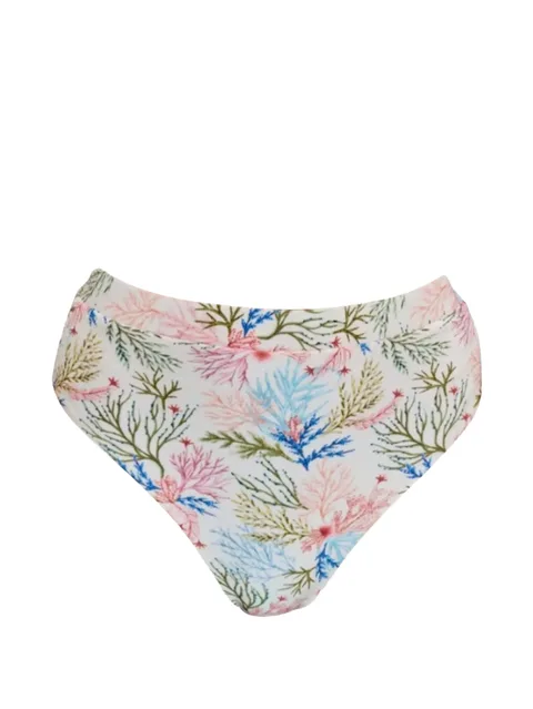 Seaweed printed bikini bottom