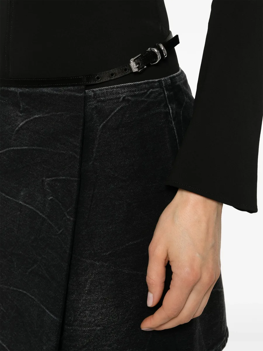 Voyou denim mini skirt 9