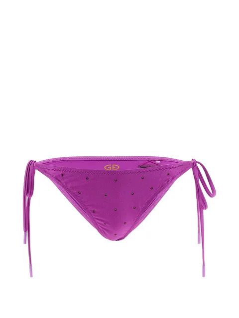 Kaia crystal-embellished bikini bottom