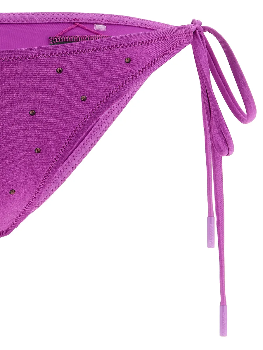 Kaia crystal-embellished bikini bottom 6