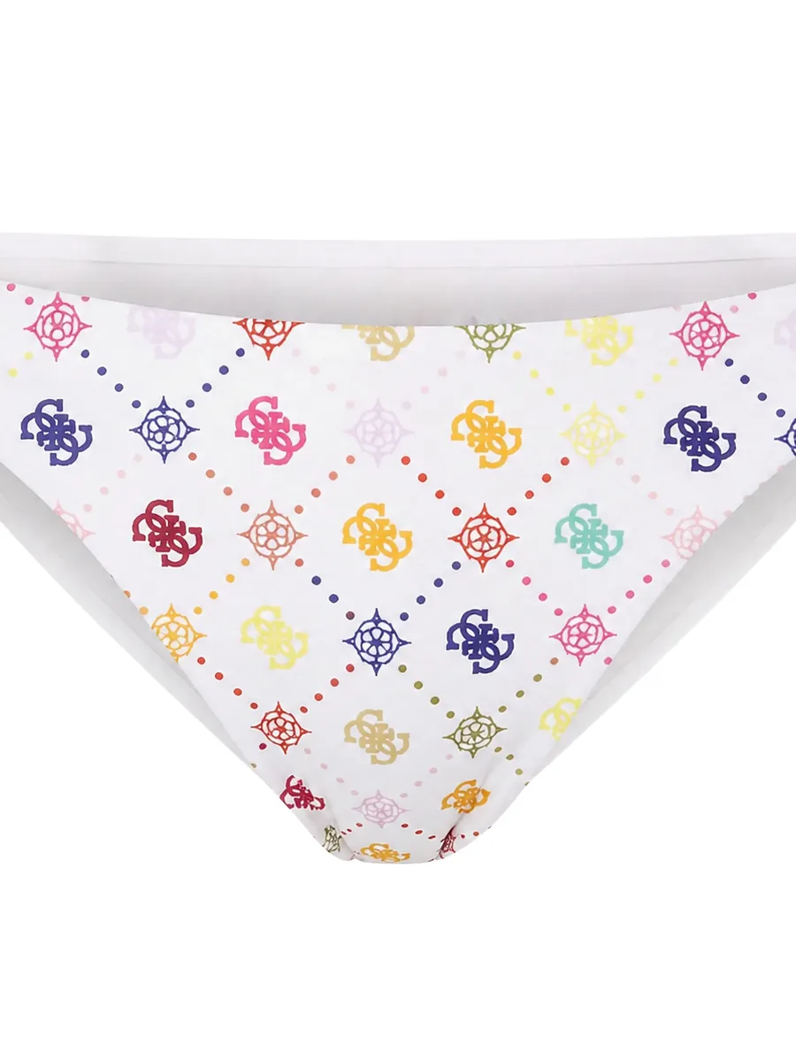 logo-print ring-detail bikini bottoms 4