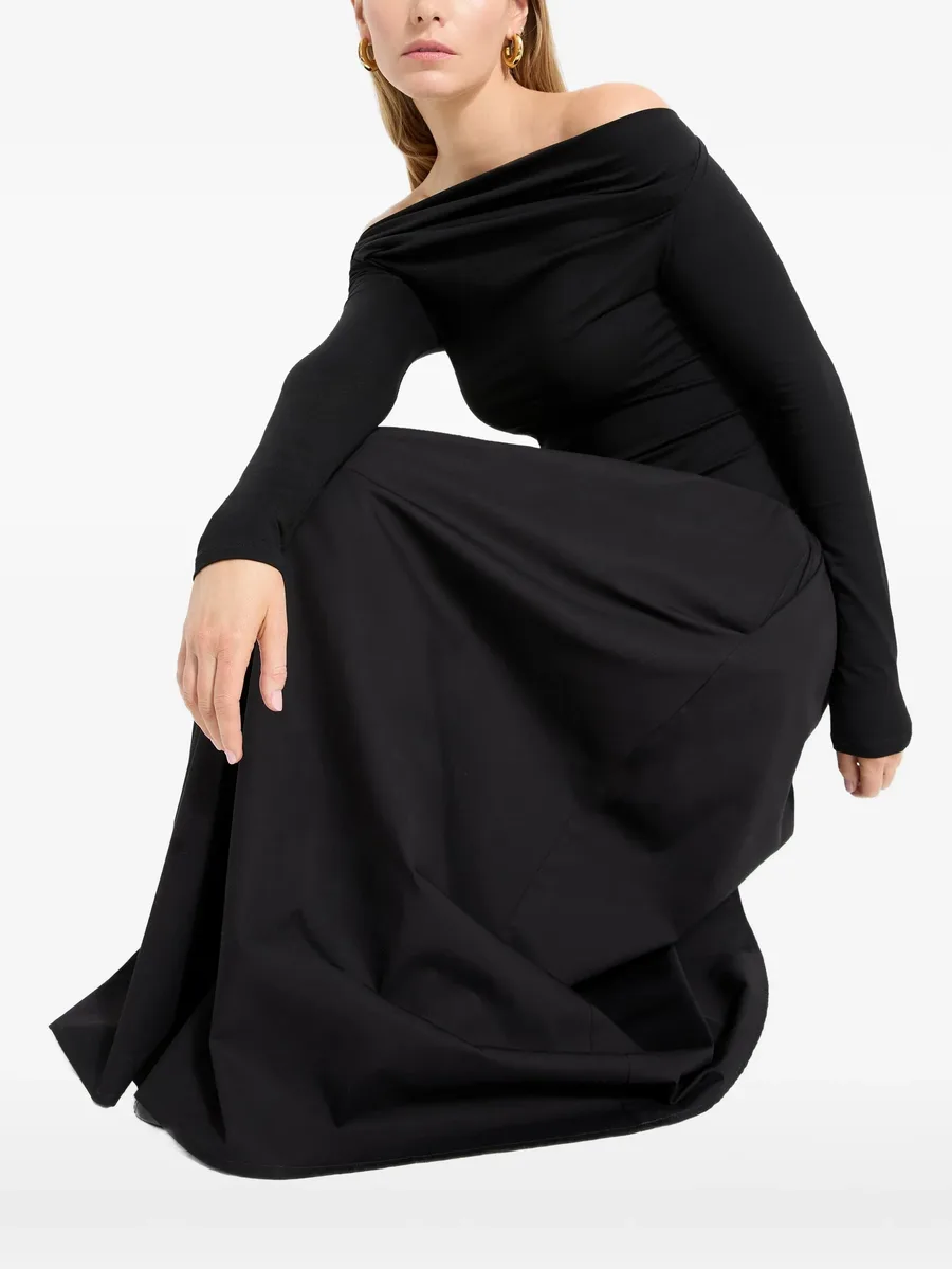 платье макси Winslet с длинными рукавами 9