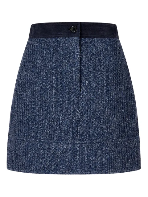 knitted mini skirt