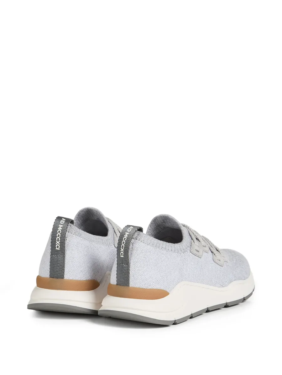 cotton chiné knit runners sneakers 6