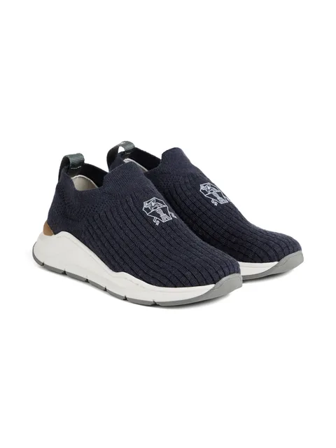 logo-detail slip-on sneakers