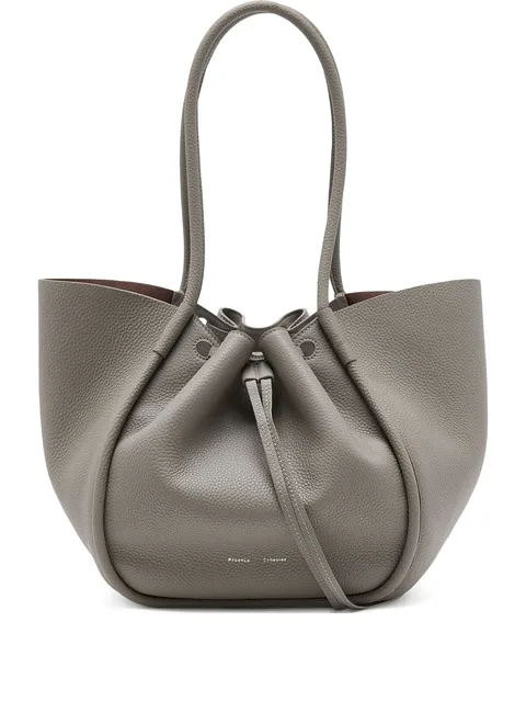 large Ruched tote bag