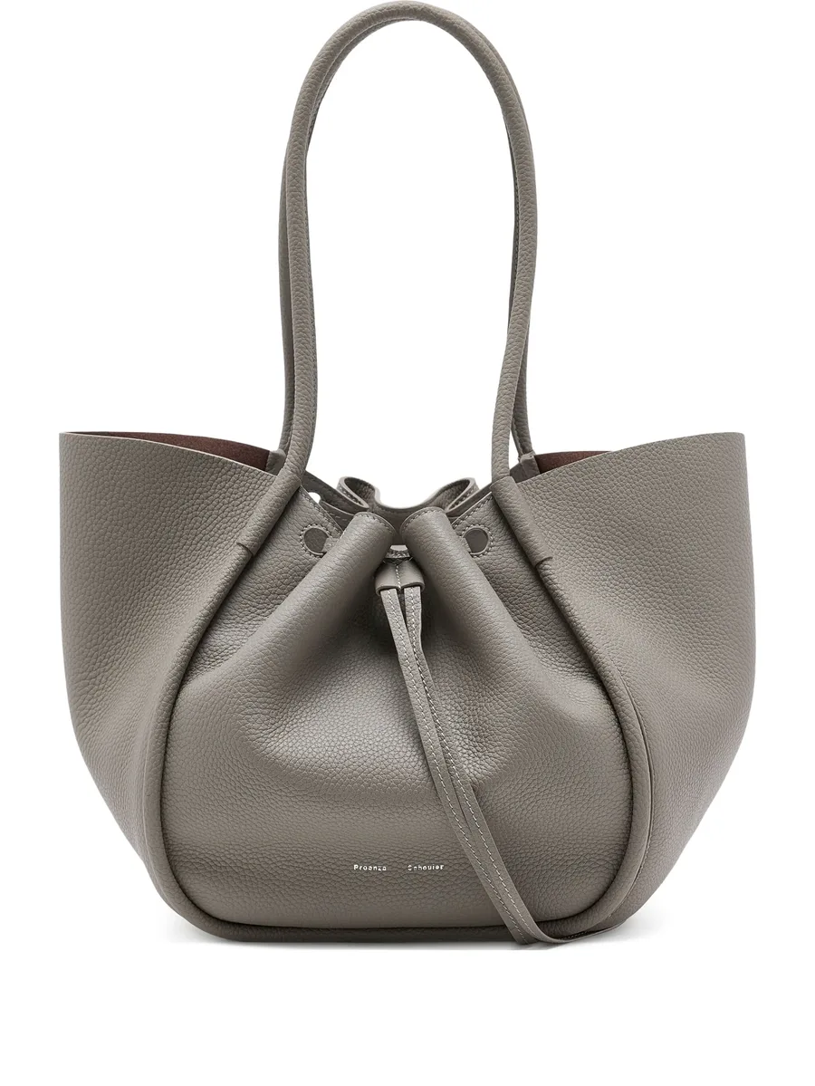 large Ruched tote bag 2