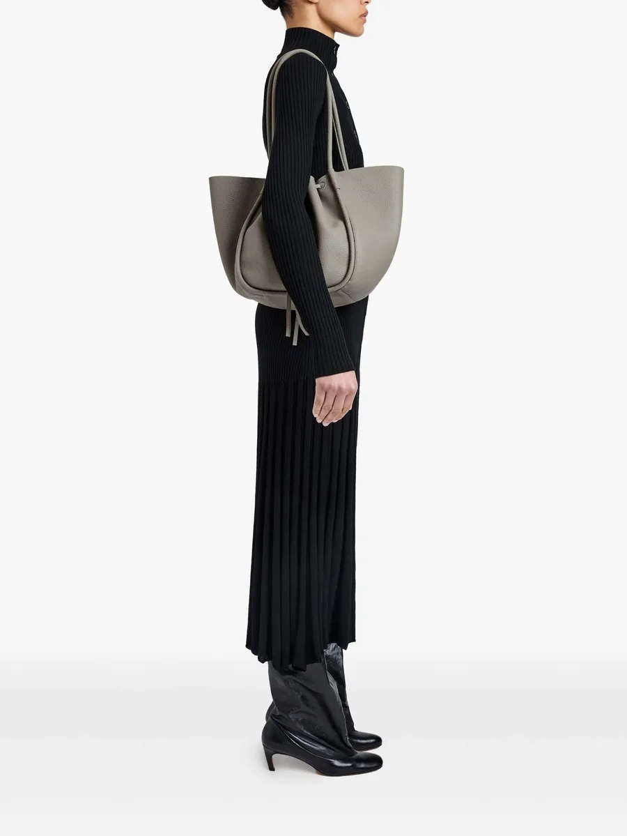 large Ruched tote bag 4