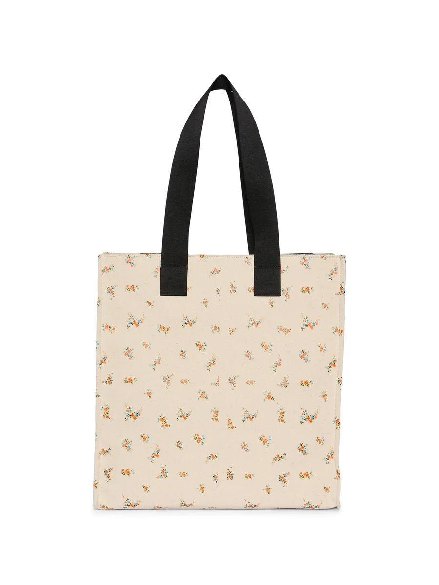 floral-pattern tote bag 6