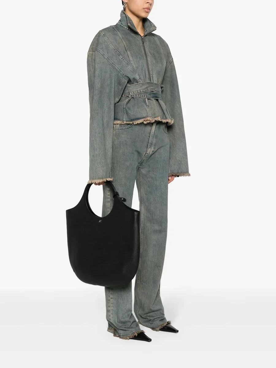 large Holy leather tote bag 4