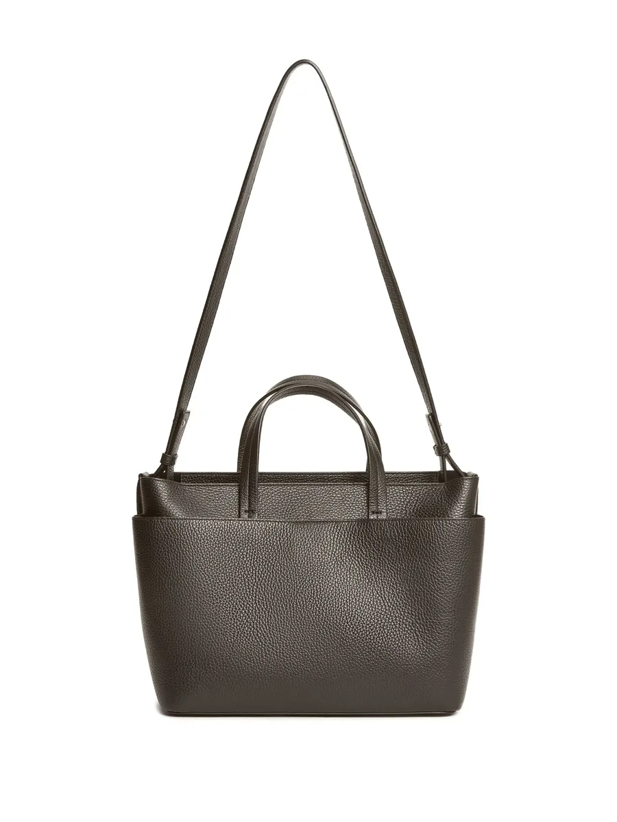 large pebble-leather tote bag 6