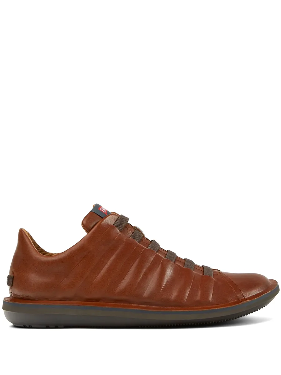 Beetle lace-up leather sneakers 2