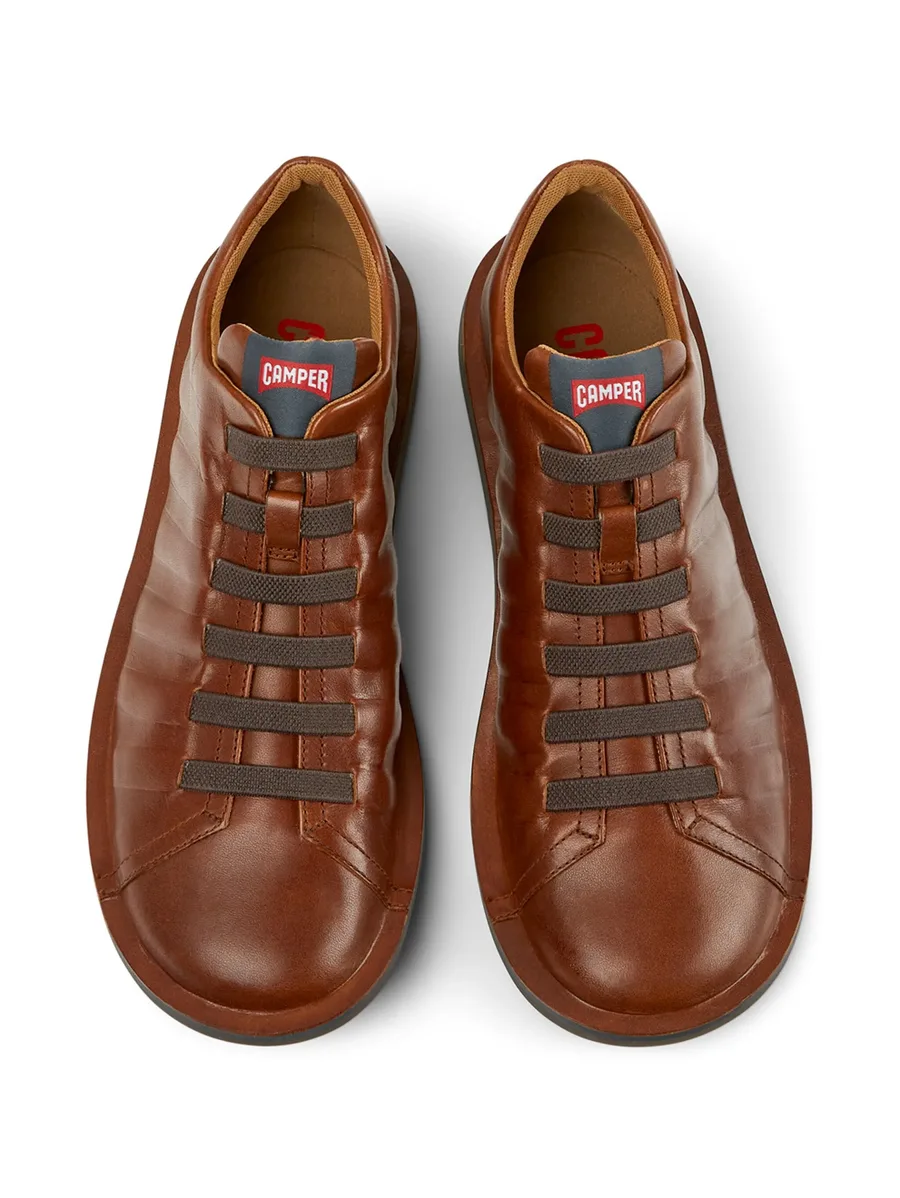 Beetle lace-up leather sneakers 8