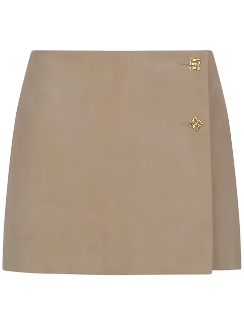 leather mini skirt