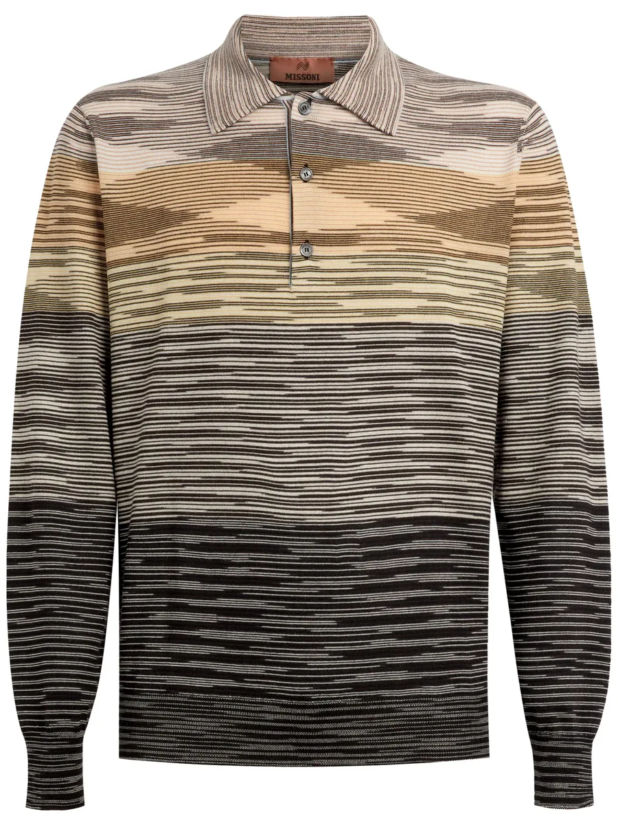 slub wool polo shirt 2