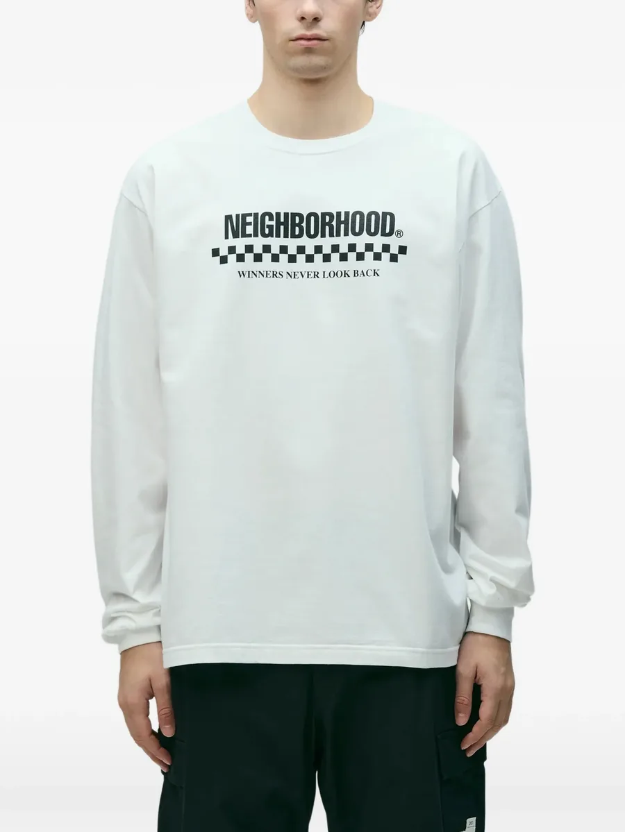 long-sleeve crew-neck T-shirt 4