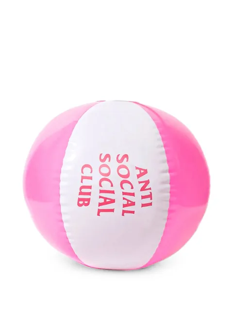 logo-print beach ball