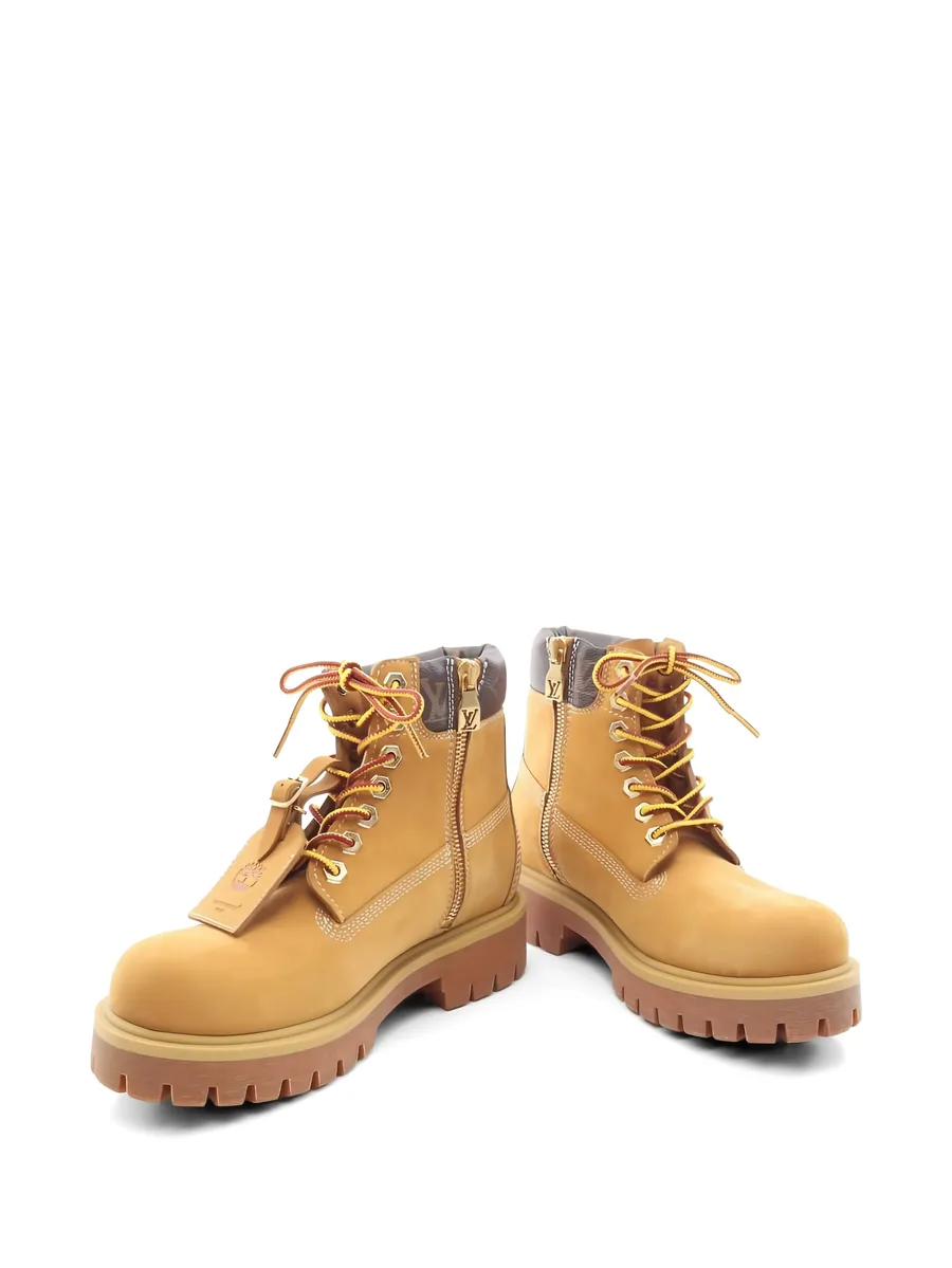 кожаные ботинки из коллаборации с Timberland (2024 год) 8