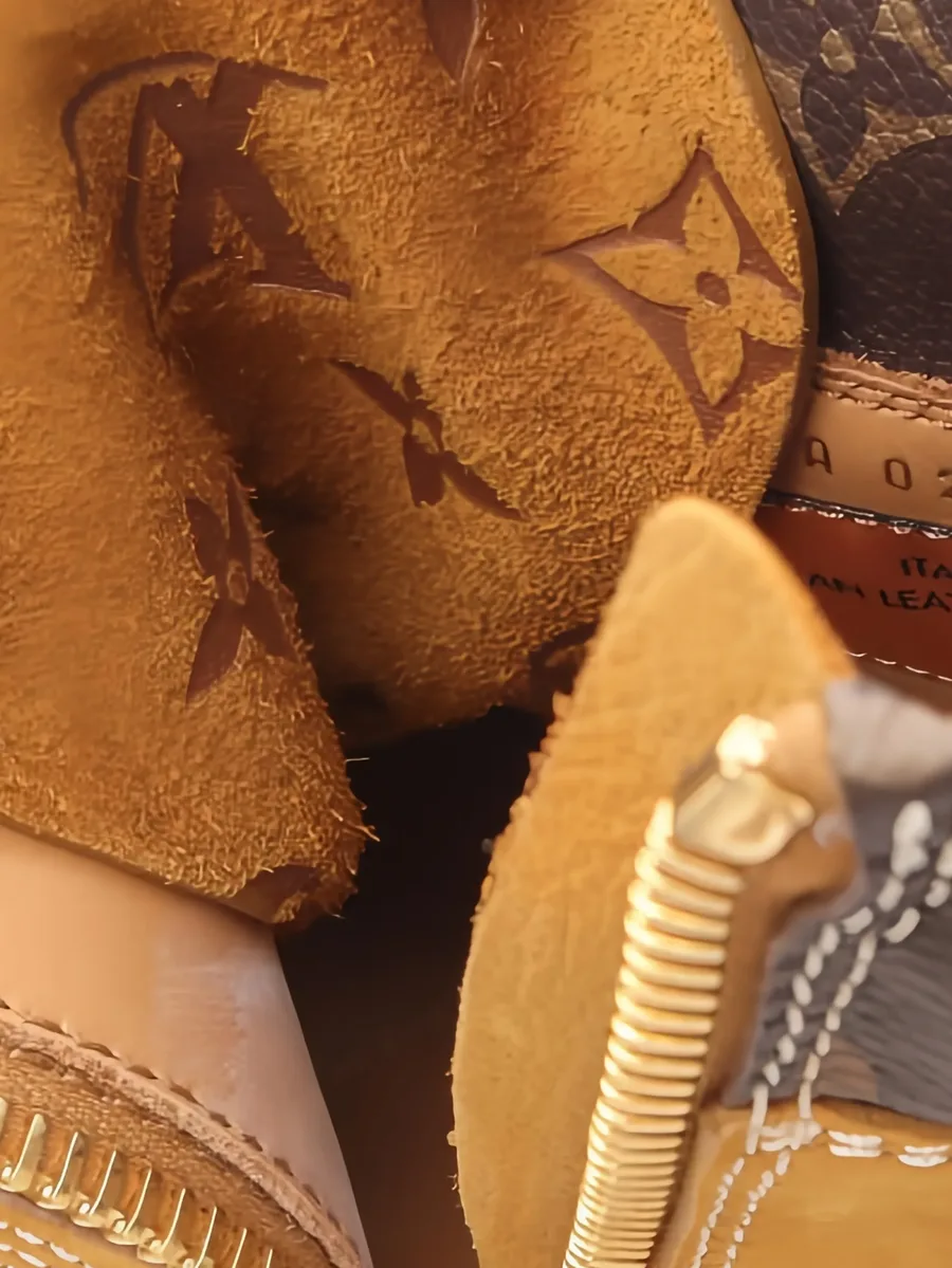 кожаные ботинки из коллаборации с Timberland (2024 год) 12