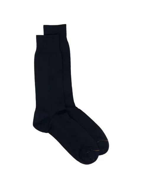 ribbed-cuff socks