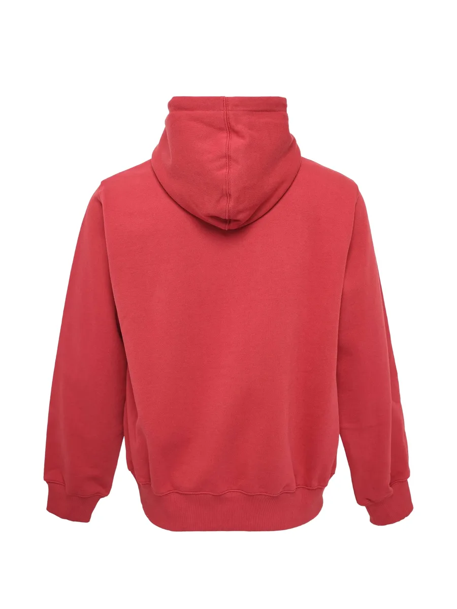 logo-patch drawstring hoodie 4