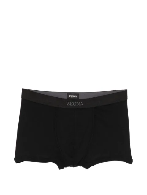 logo-waistband trunks