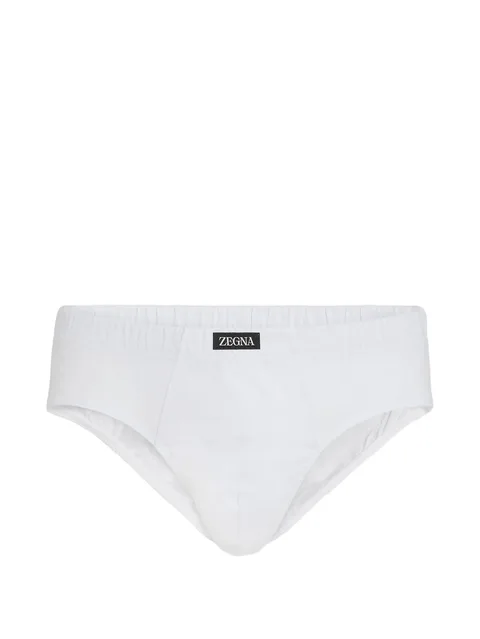 elasticated logo briefs