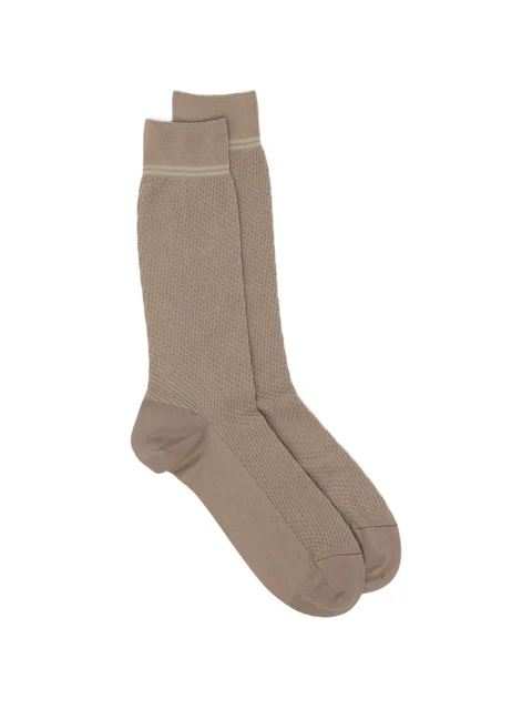 textured-knit socks