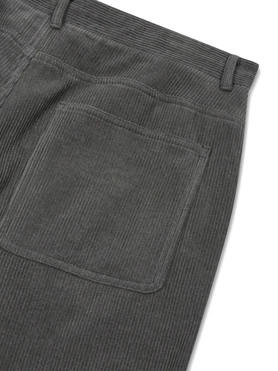 corduroy -effect trousers 8