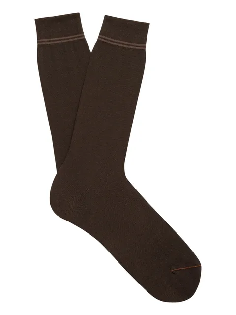 stripe-detail socks