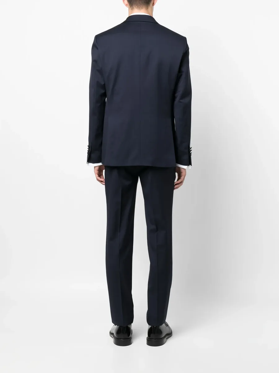 peak-lapel single-breasted blazer 7