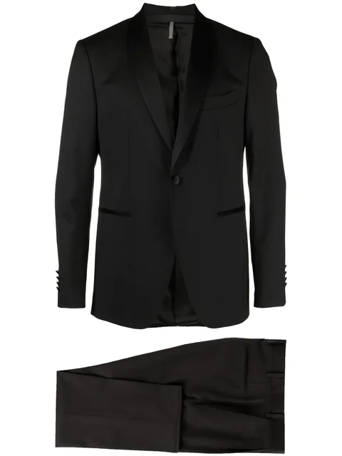 shawl-lapels single-breasted blazer