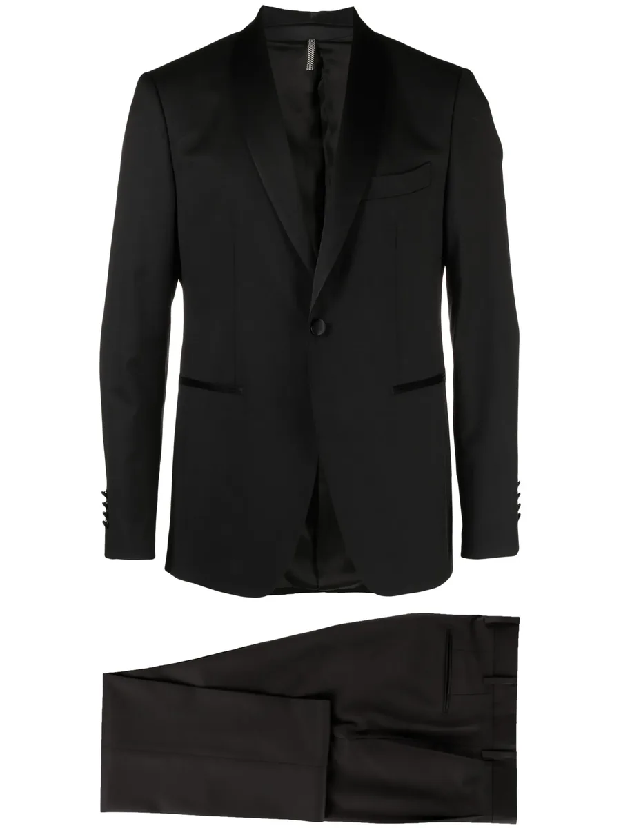 shawl-lapels single-breasted blazer 2