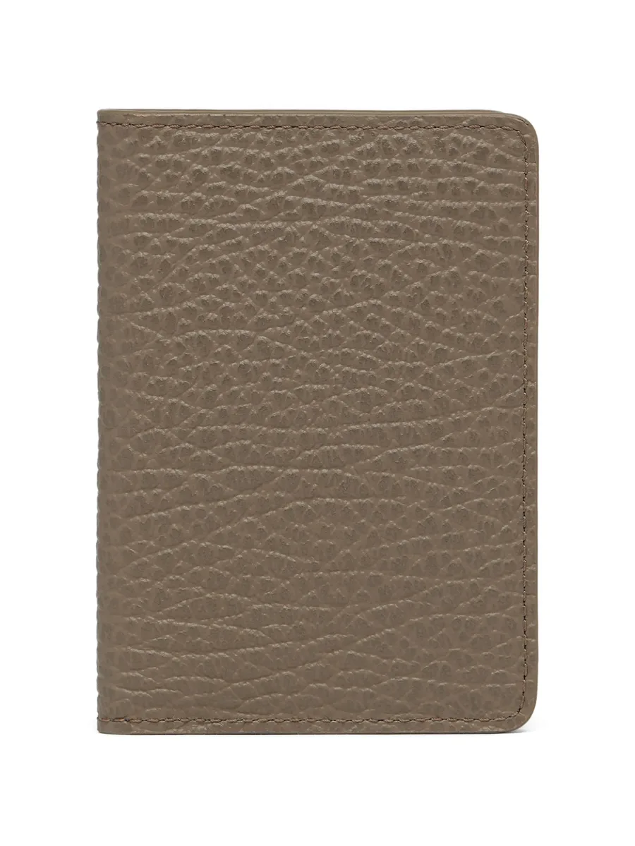 Four Stitches grained leather card holder 2