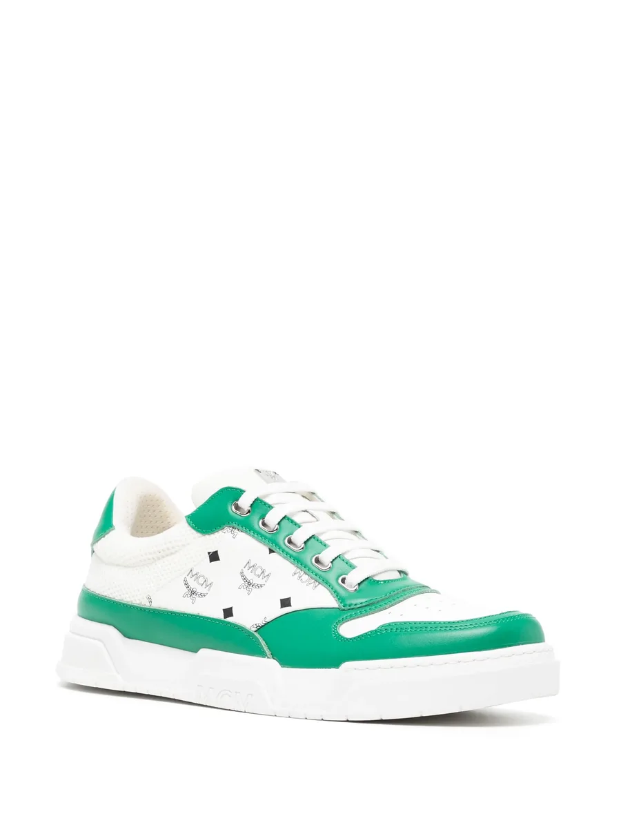 Skyward monogram-print low-top sneakers 4
