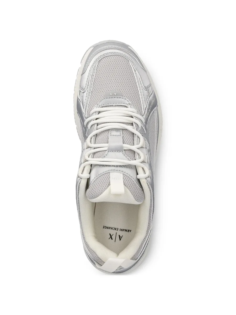 round-toe lace-up sneakers 8